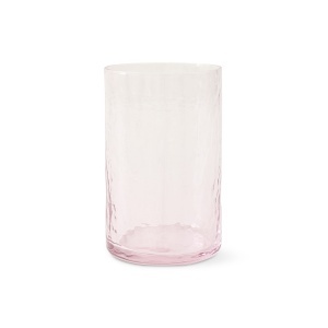 Pahar roz din sticla 400 ml Tube HKliving
