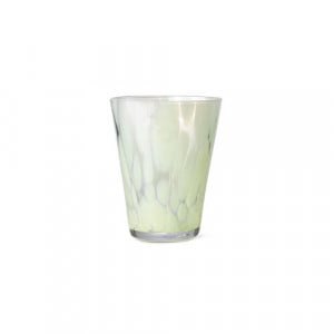 Pahar verde menta/transparent din sticla 270 ml Casca Ferm Living