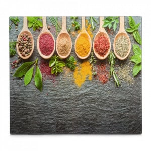 Panou antistropire multicolor din sticla pentru perete 50x56 cm Spices Zeller