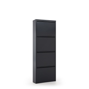 Pantofar gri inchis din metal Ode Four Doors Kave Home