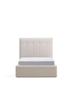 Pat ecru din textil 90x200 cm Darnela Chenille Kave Home