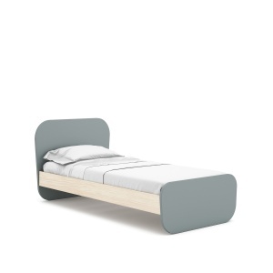 Pat kaki din lemn 90x190 cm Esteban The Home Collection