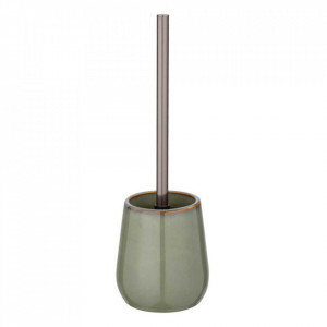 Perie toaleta verde/maro alama din ceramica Sirmione Wenko
