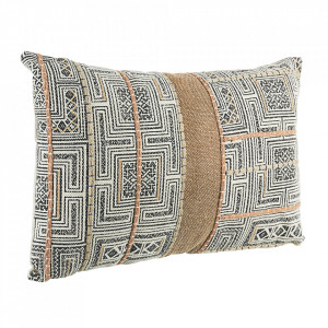Perna decorativa dreptunghiulara maro/neagra din bumbac 40x60 cm Tilak Desert Bizzotto