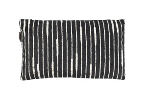 Perna dreptunghiulara neagra din fibre sintetice 30x50 cm Leaf Dutchbone