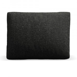 Perna dreptunghiulara neagra din textil 40x60 cm Camden Cosmopolitan Design