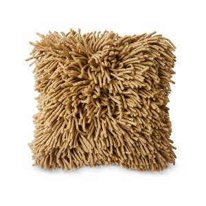 Perna patrata bej din fibre naturale 50x50 cm Fluffy HKliving