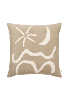 Perna patrata maro din bumbac 50x50 cm Kove Ferm Living