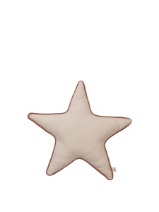 Perna pentagonala crem din bumbac 48x48 cm Star Ferm Living