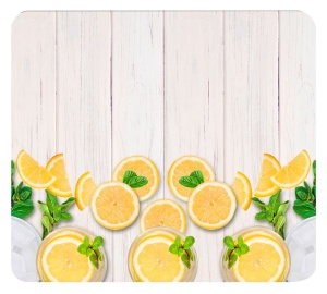 Placa protectie plita multicolora din sticla 50x56 cm Lemon Wenko