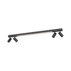Plafoniera gri din metal cu 5 LED-uri Pure Zuma Line