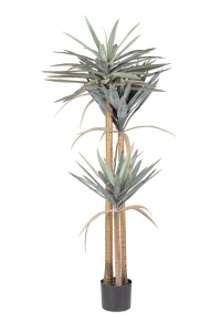 Planta artificiala cu ghiveci verde din plastic 152 cm Yucca Bizzotto
