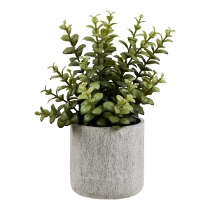 Planta artificiala din fibre sintetice verzi 34 cm Succulent House Nordic