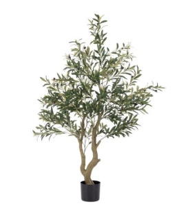 Planta artificiala verde/neagra din fibre sintetice 150 cm Olive Bizzotto