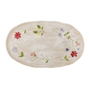 Platou multicolor din ceramica 25x43 cm Camilla Creative Collection
