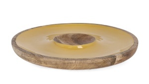 Platou pentru aperitiv portocaliu/maro din ceramica 39 cm Thara Bizzotto