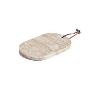 Platou pentru servire bej din marmura 15x23 cm Nolvet Kave Home