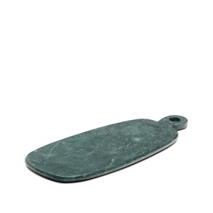 Platou pentru servire verde din marmura 20x47 cm Odar Kave Home