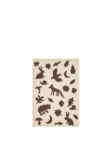 Pled matlasat alb/maro din bumbac 80x110 cm Lunden Ferm Living