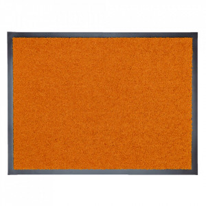 Pres dreptunghiular portocaliu din poliamida pentru intrare 40x60 cm Continental Lako