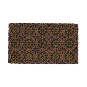 Pres intrare multicolor din fibre naturale 45x75 cm Circles Esschert Design
