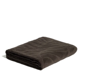 Prosop maro inchis din bumbac 70x140 cm Lurevi Kave Home