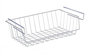 Raft argintiu din metal 44 cm Rania Wenko