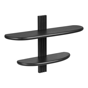 Raft din lemn negru 65 cm Aliano House Nordic