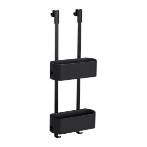 Raft pentru baie negru din metal Garos Duo Wenko