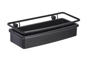 Raft pentru baie negru din metal Molinella Wenko