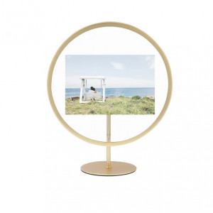 Rama foto aurie din metal 22x27 cm Infinity Floating Umbra
