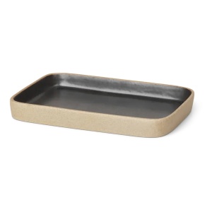 Savoniera crem din ceramica 11x14 cm Bon Ferm Living