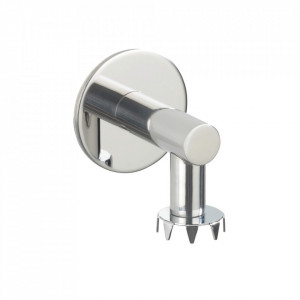 Savoniera magnetica de perete argintie din metal 4x7 cm Ollie Shiny Wenko