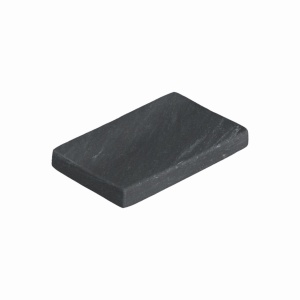 Savoniera neagra din marmura 9x14 cm Aixa Kave Home
