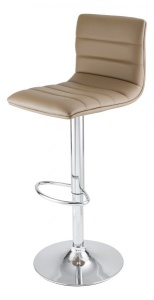 Scaun bar ajustabil grej din metal Olivia Zago