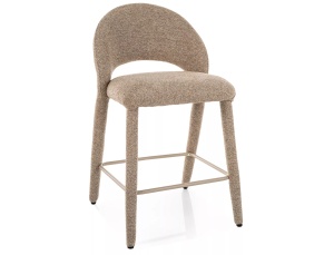 Scaun bar bej din textil Flo The Home Collection