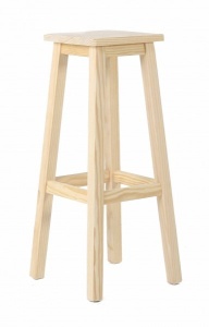 Scaun de bar maro din lemn Region Square Zago