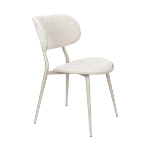Scaun dining bej din textil Lieve Quiet Object