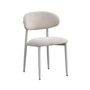 Scaun dining din textil bej Nixa Quiet Object