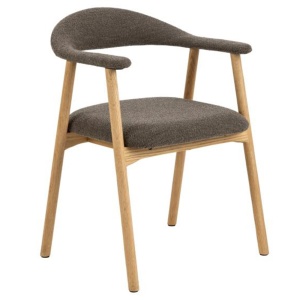 Scaun dining grej din textil Addi Monza Quiet Object