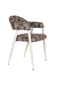 Scaun dining maro/bej din textil Miyo Dutchbone