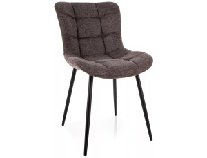 Scaun dining maro cappuccino din textil Julia The Home Collection