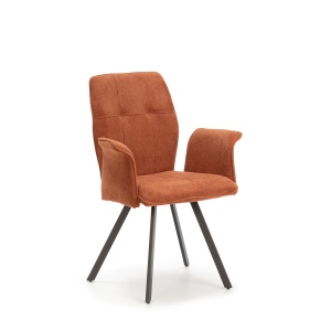 Scaun dining maro din textil Mery Arm The Home Collection