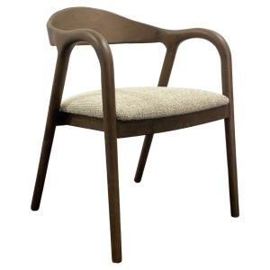 Scaun dining maro mocca din textil Milan Richmond Interiors