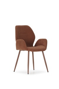 Scaun dining maro teracota din textil Ansu The Home Collection