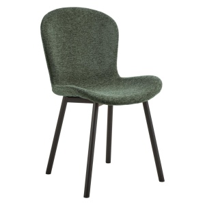 Scaun dining verde din textil Esra Actona Company