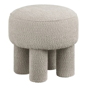 Scaunel gri din textil Canberra House Nordic