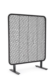 Separator camera negru din metal 120x150 cm Babilo Bizzotto