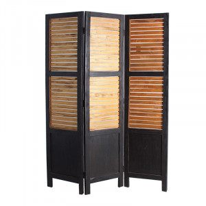 Separator camera negru/maro din lemn 170 cm Jahan Vical Home