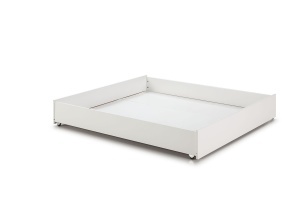 Sertar pentru pat alb 137x147 cm Leba/Enara The Home Collection